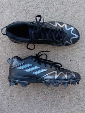 Adidas Freak Spark Cleats Mens Black Athletic Shoes Size 9.5